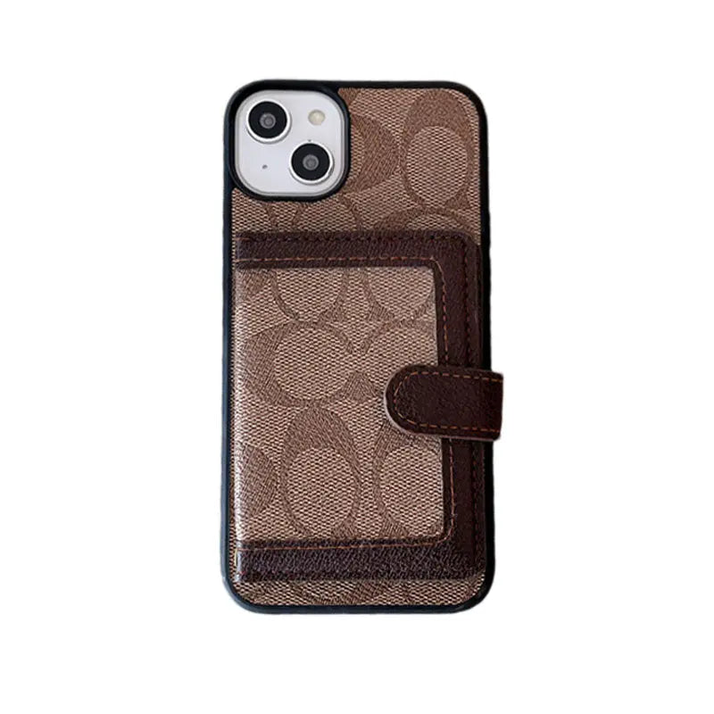 Classic iPhone Case With Wallet And Crossbody Strap White -XK240402-s2 mysite