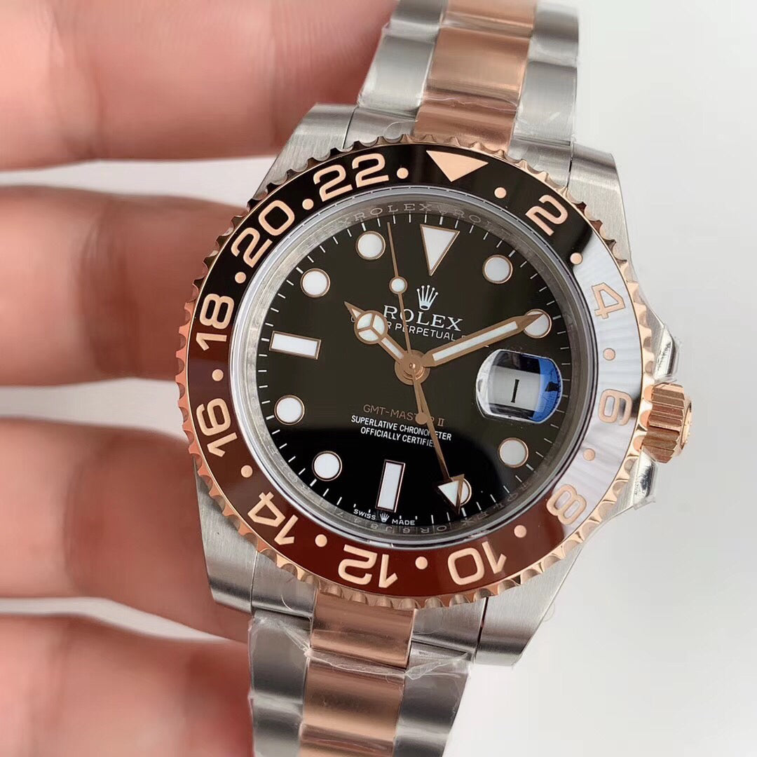 Automatic Watch Replica GMT Master II ROSE Black 100709