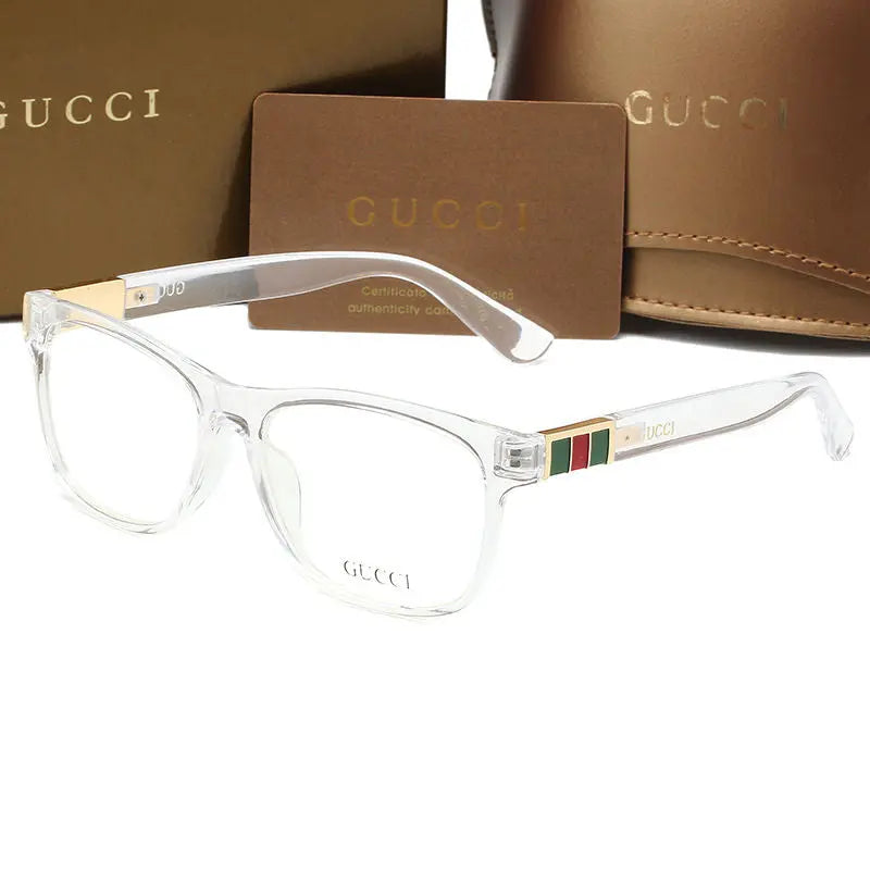 Fashion Striped Color Block Frame Glasses-s-88 mysite