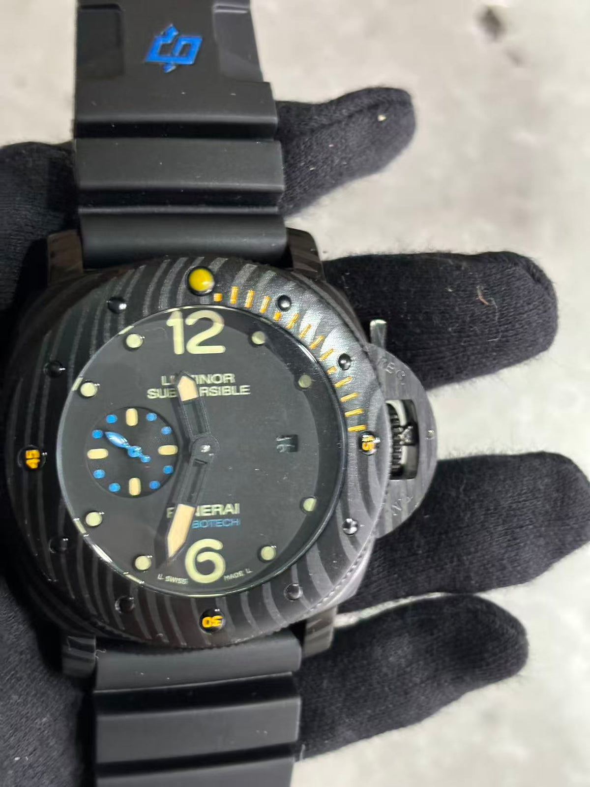 Replica SUBMERSIBLE 904L Stainless Steel Automatic Mechanical Watch Mens Watches 47MM PAM00616