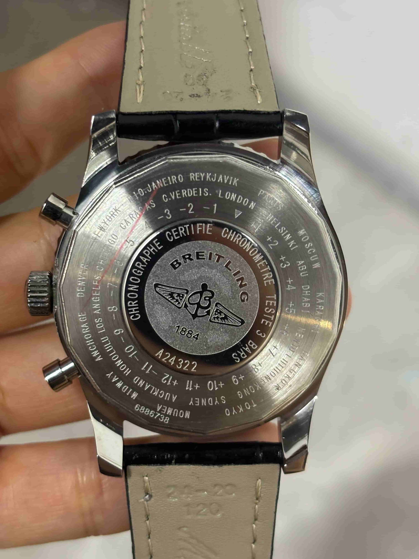 Replica Stainless Steel Japanese Vk63 Quartz Movement Watch BL53