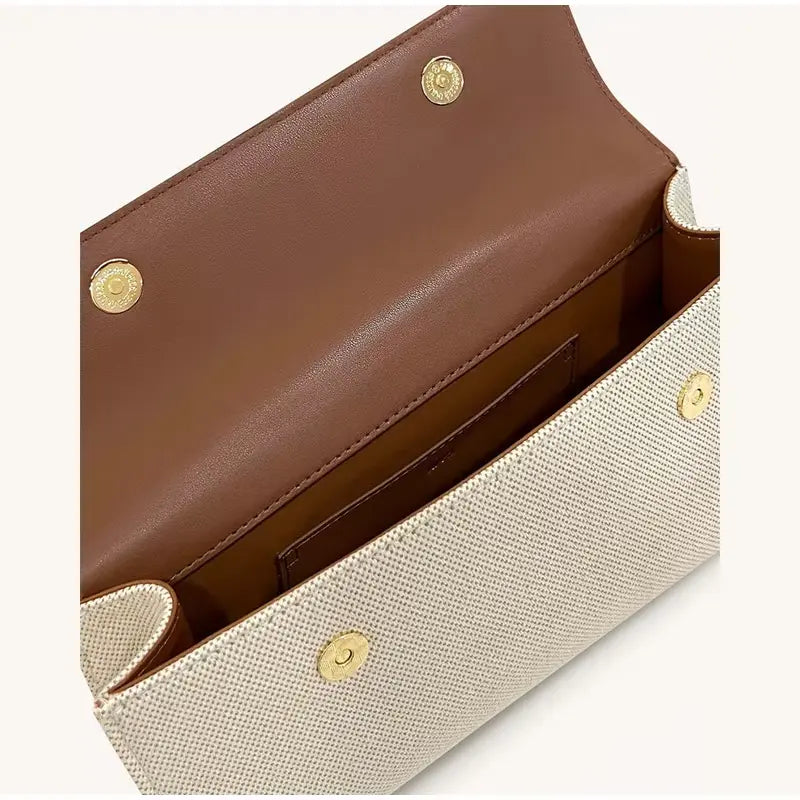 Luxury Brand Lock Design Tote Bag-18 mysite