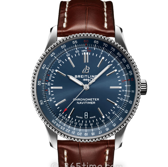 Luxury Automatic Watch for Leather Strap Aviation Timing 46mm Automatic Mechanical Watch