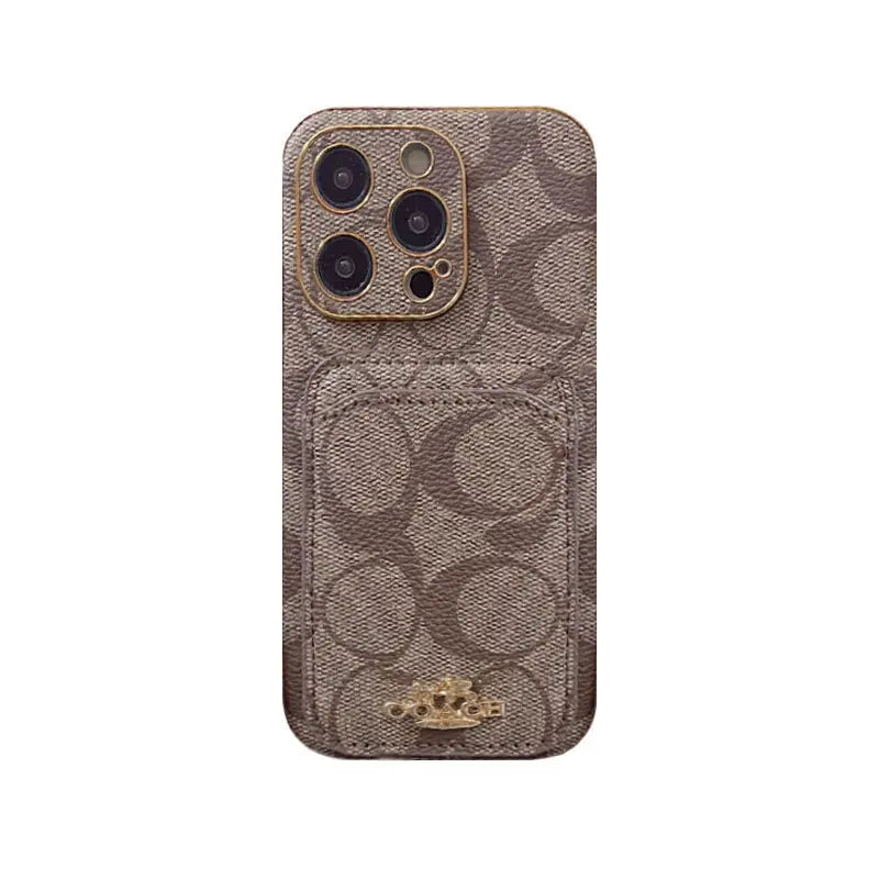 Classic iPhone Case With Card Holder Black -KB241651-s2 mysite
