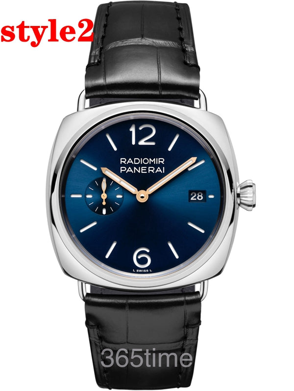 RADIOMIR 904l Stainless Steel Automatic Mechanical Watch Leather Strap Mens Watches 42MM PAM01026
