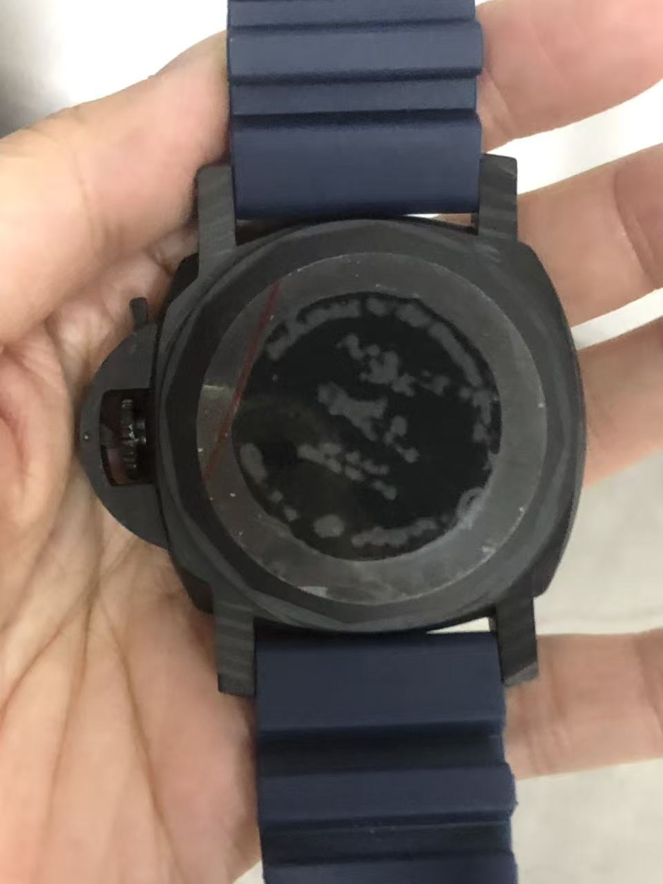 904l Stainless Steel Automatic Mechanical Watch Rrubber Strap Mens Watches 47MM