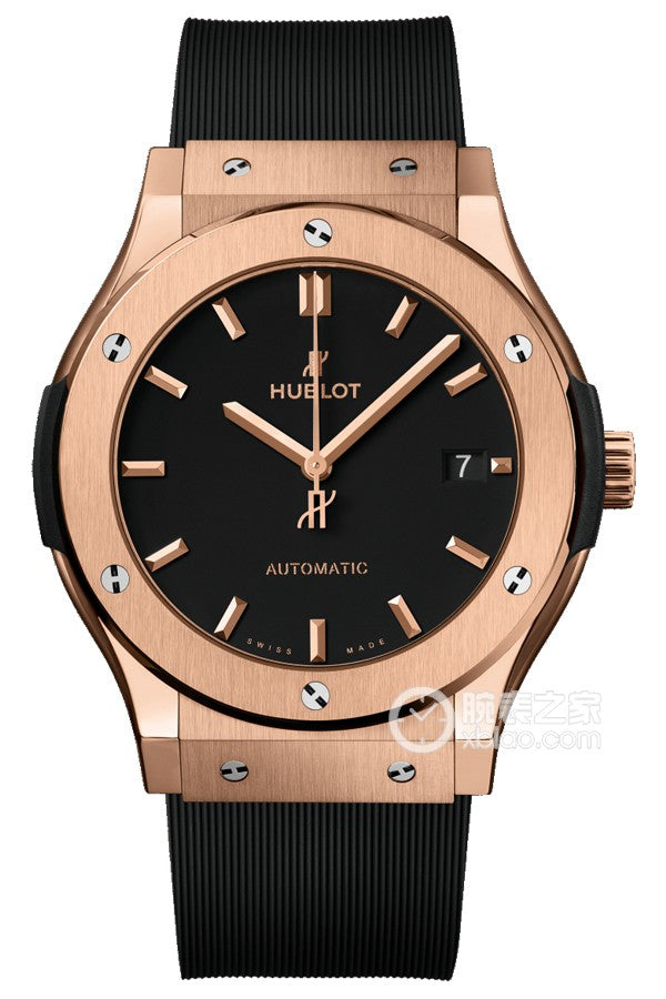 Luxury CLASSIC FUSION Automatic Watch for Men Mechanical Wristwatch Stainless Steel Rubber Strap 42mm Dial