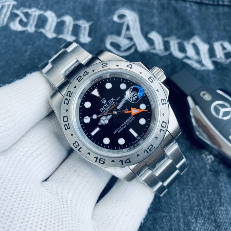 Automatic Watch Replica GMT Explorer II Black Dial 101001