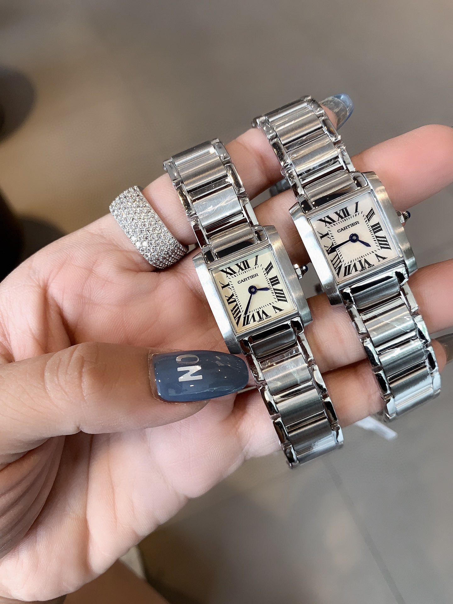 Replica Tank 904l Stainless Steel Quartz Watch 26mm/22mm WSTA0005-1