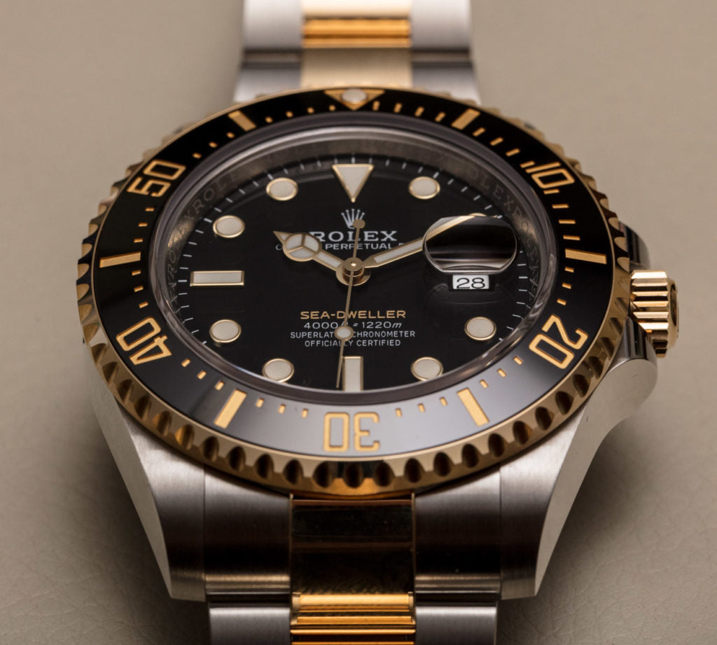 Automatic Watch Replica DeepSea Dark Gold Black Dial  100903