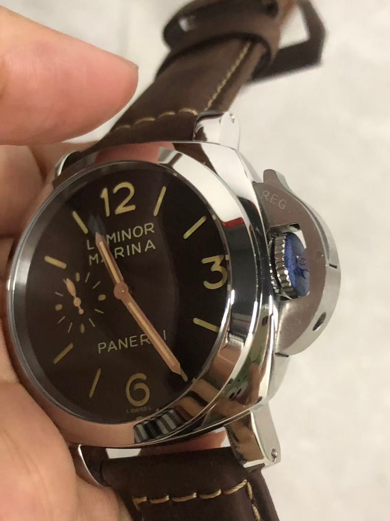 Replica LUMINOR 904L Stainless Steel Automatic Mechanical Watch Mens Watches 45mm