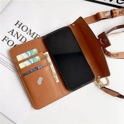 Leather Crossbody Bag-Inspired iPhone Case with Card Holder-s2 mysite