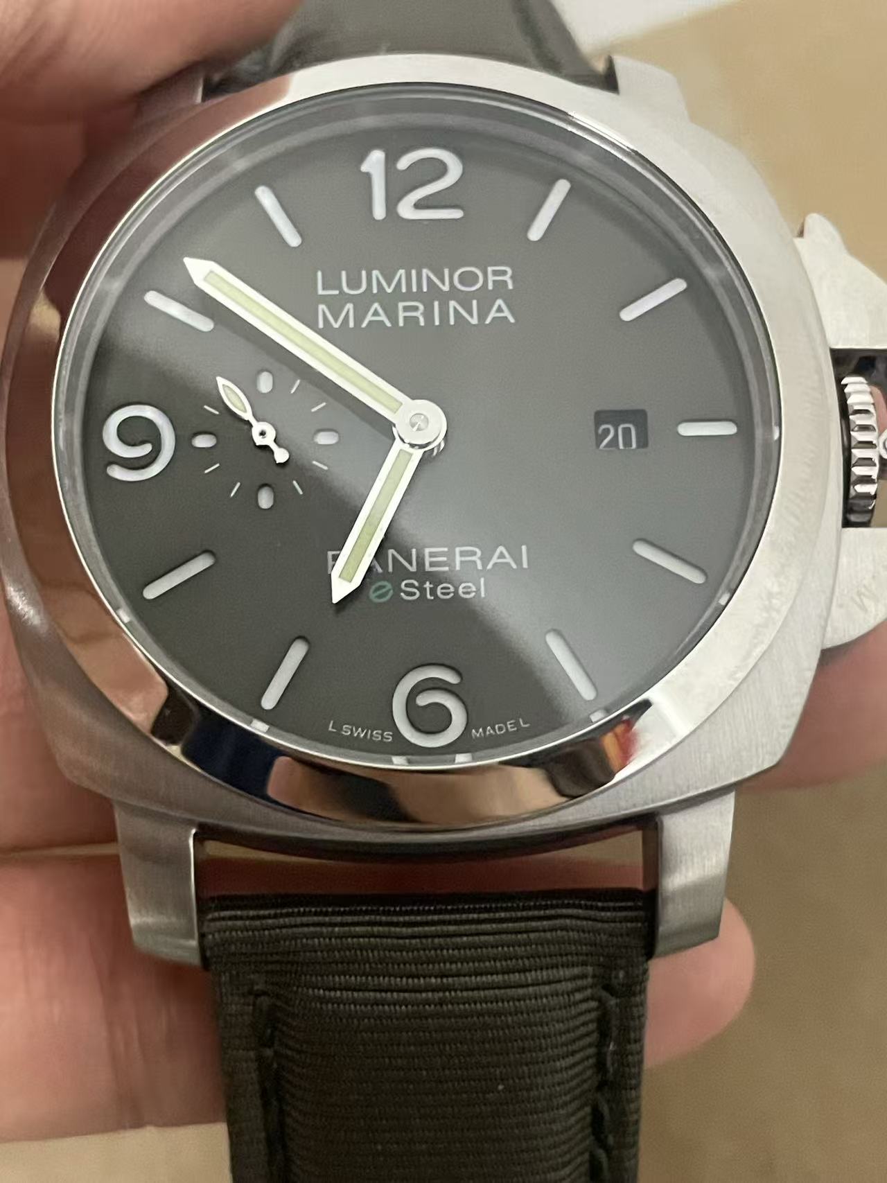 Replica LUMINOR 904L Stainless Steel Automatic Mechanical Watch Mens Watches 45mm PAM01358