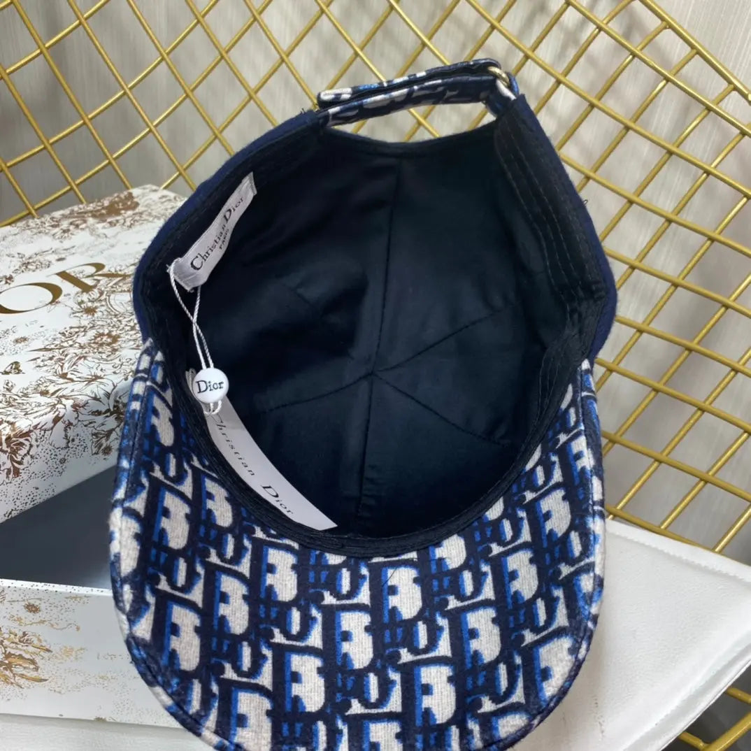 Vintage Oblique Wool Baseball Cap | Luxury Designer Hat-s2 mysite