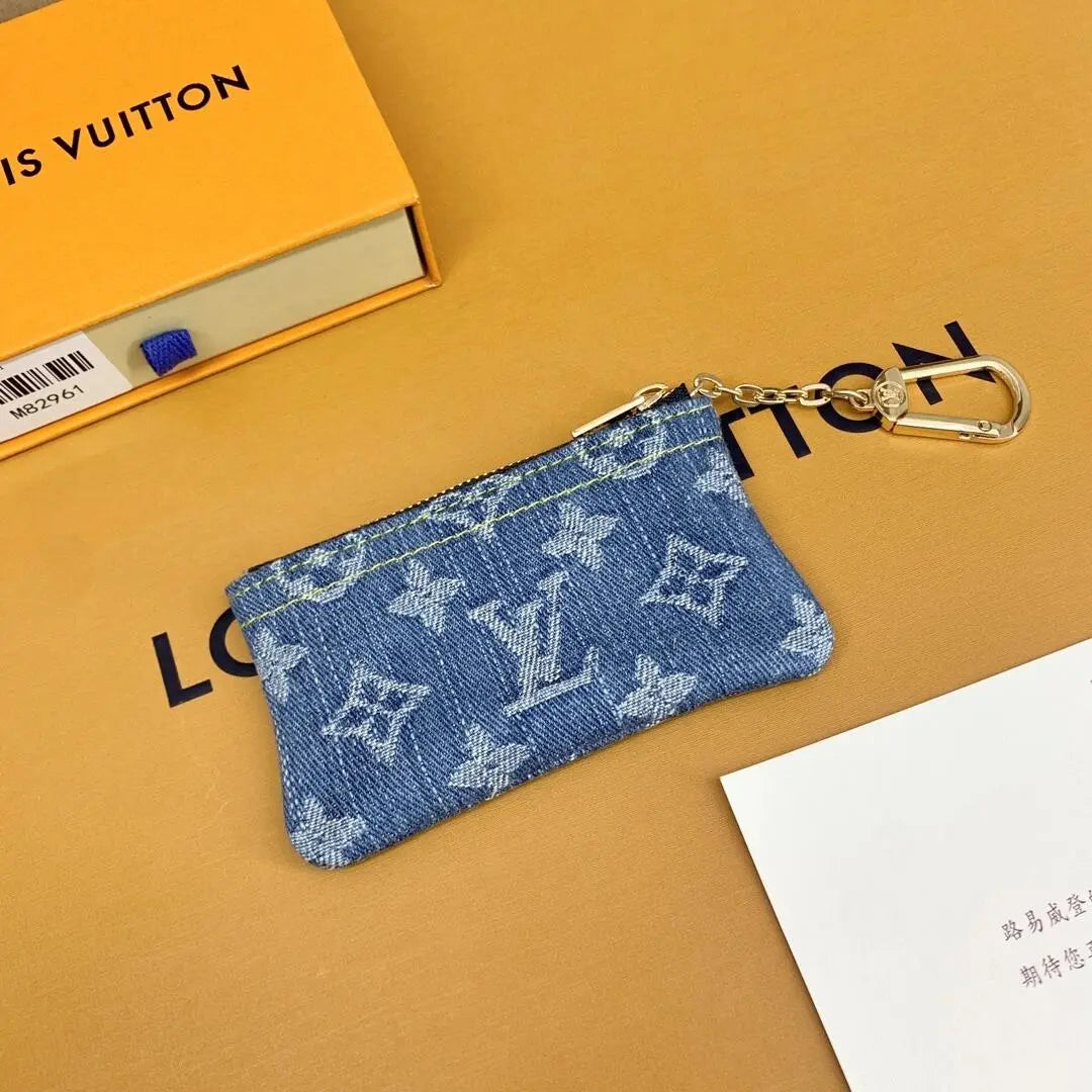 Luxury  Monogram Coin Pouch – Stylish & Compact Keychain Wallet-s2 mysite