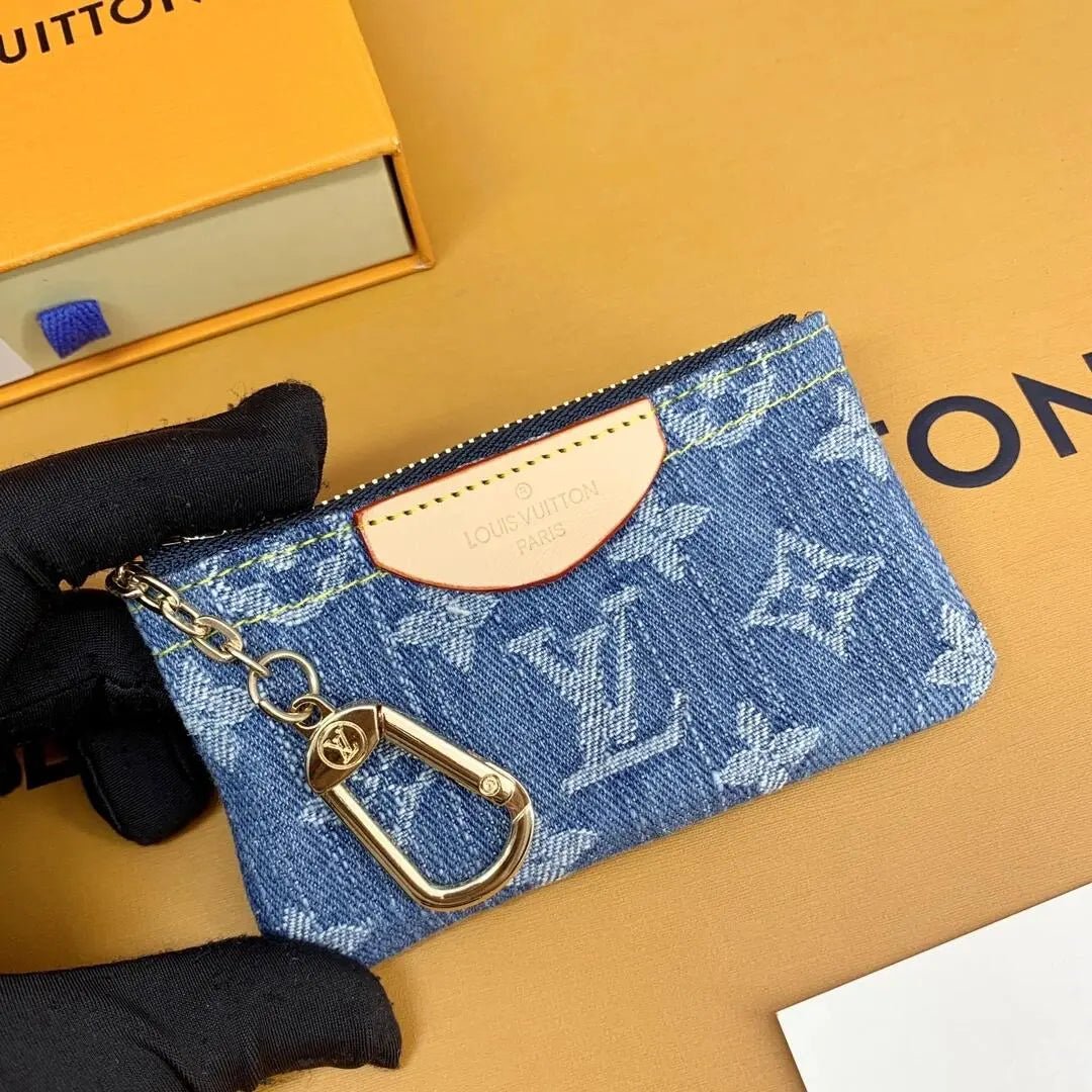 Luxury  Monogram Coin Pouch – Stylish & Compact Keychain Wallet-s2 mysite