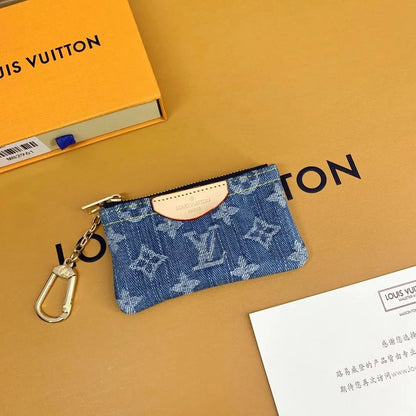 Luxury  Monogram Coin Pouch – Stylish & Compact Keychain Wallet-s2 mysite