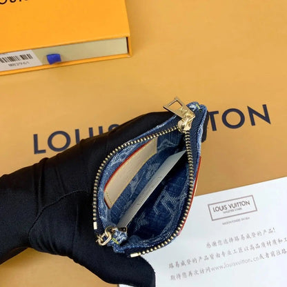 Luxury  Monogram Coin Pouch – Stylish & Compact Keychain Wallet-s2 mysite