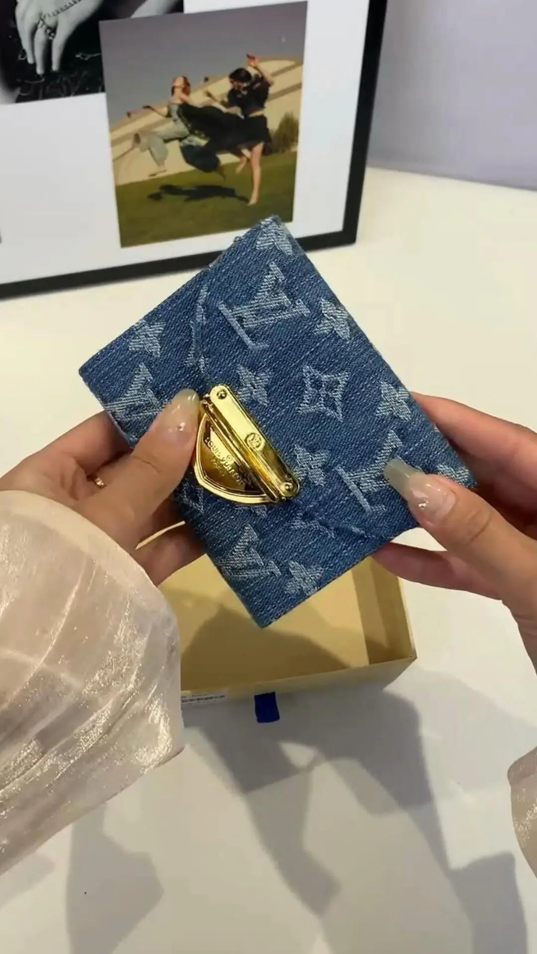 Luxury Denim Embellished Capucines Mini Bag-18 mysite