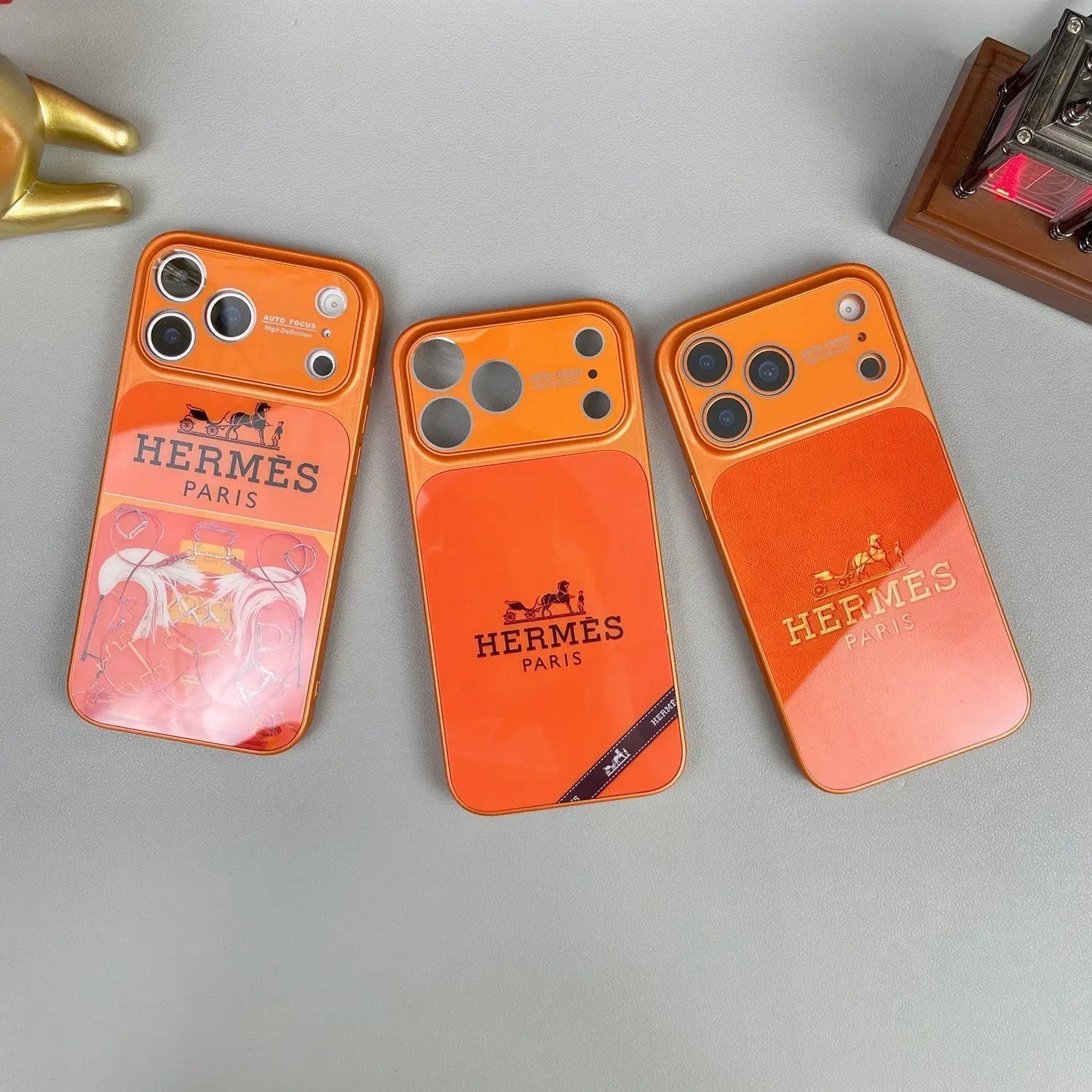 H Luxury Orange Series iPhone Case-s2 mysite