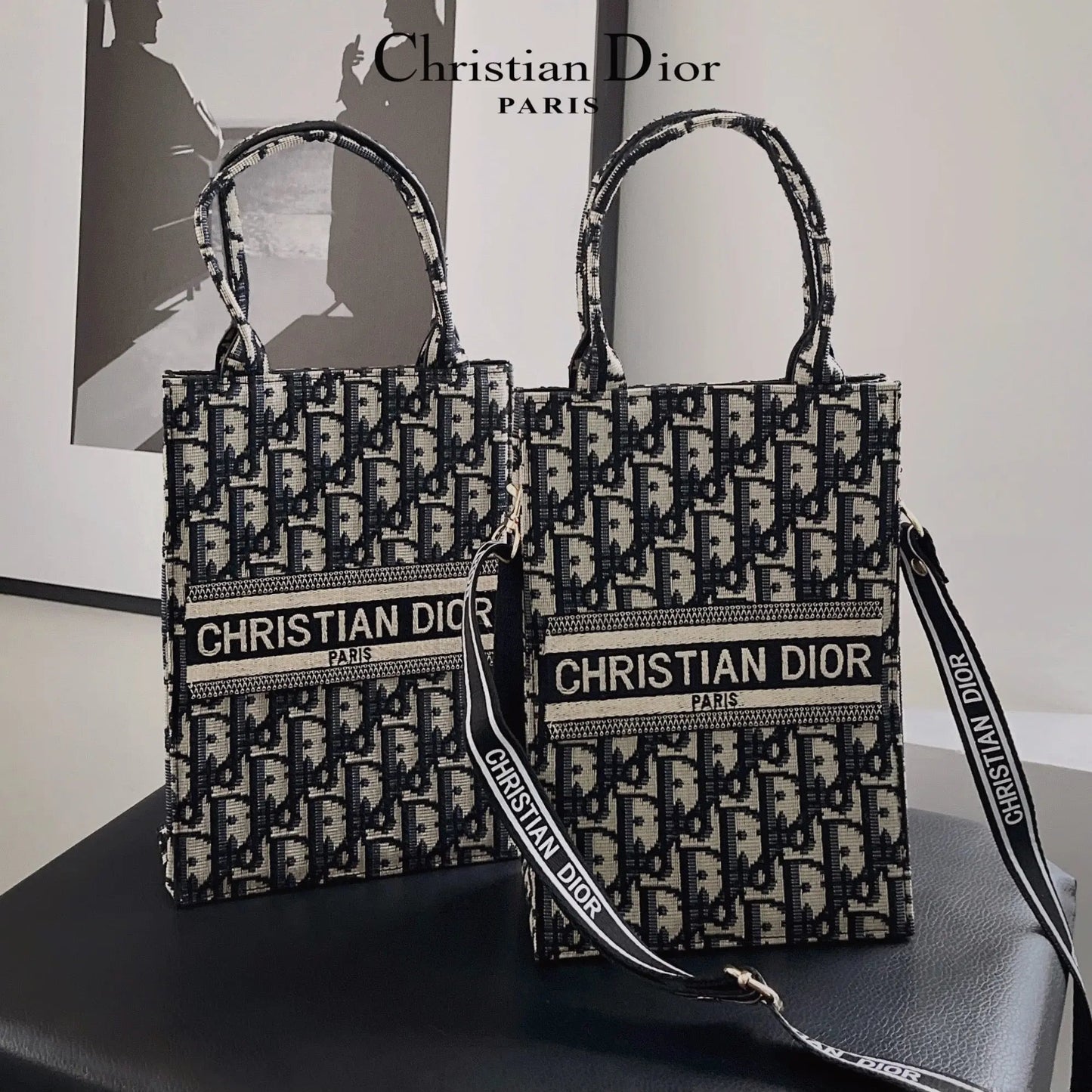 Classic Tote Bag With Crossbody Strap-18 mysite