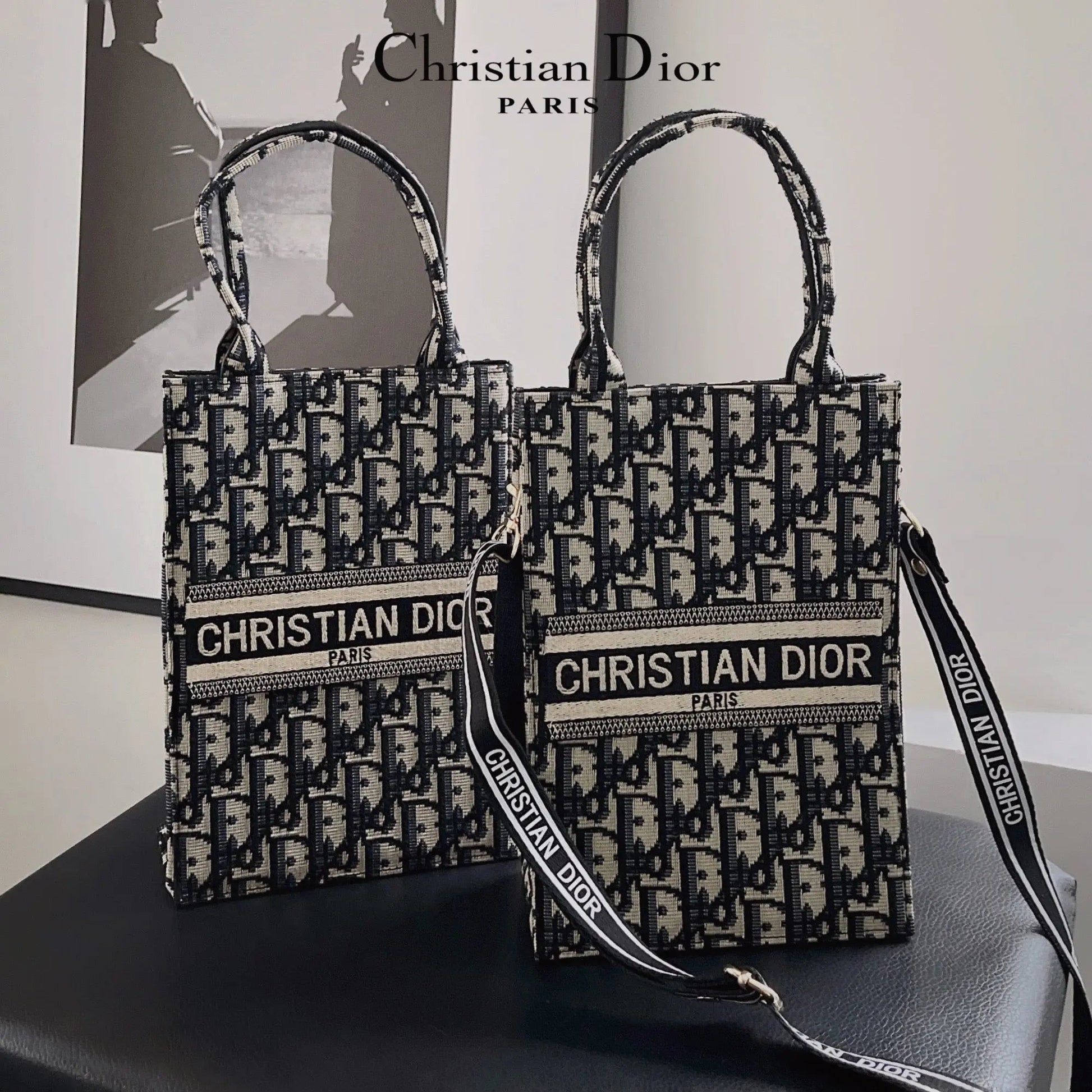 Classic Tote Bag With Crossbody Strap-18 mysite