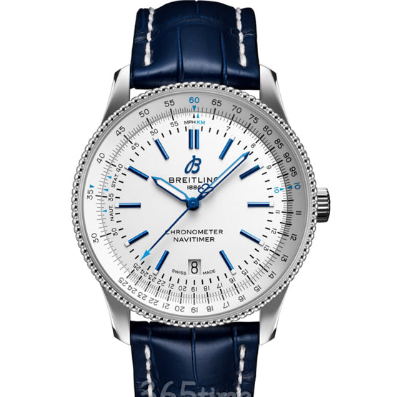 Luxury Automatic Watch for Leather Strap Aviation Timing 46mm Automatic Mechanical Watch