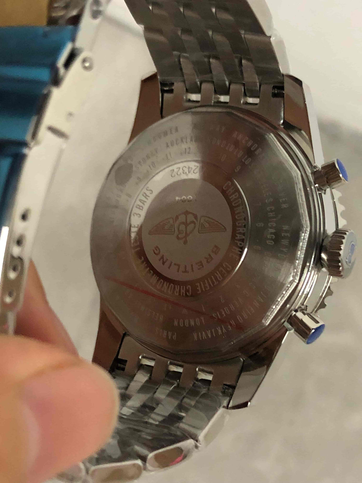 Replica Stainless Steel Japanese Vk63 Quartz Movement Watch BL10