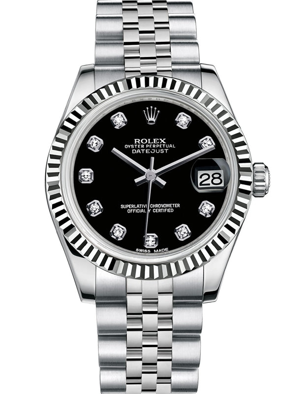 Automatic 31mm Women Watch Replica Datejust Silver Belt 061306