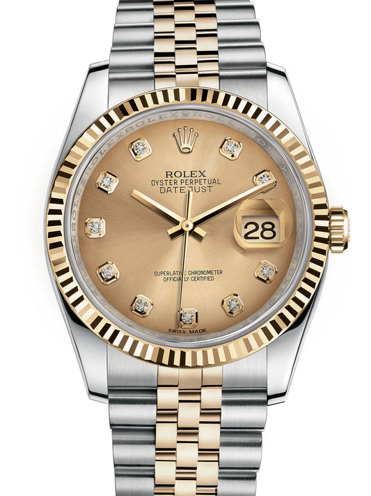 Automatic Watch for Men Replica DateJust Gold Black Dial 40mm R061201