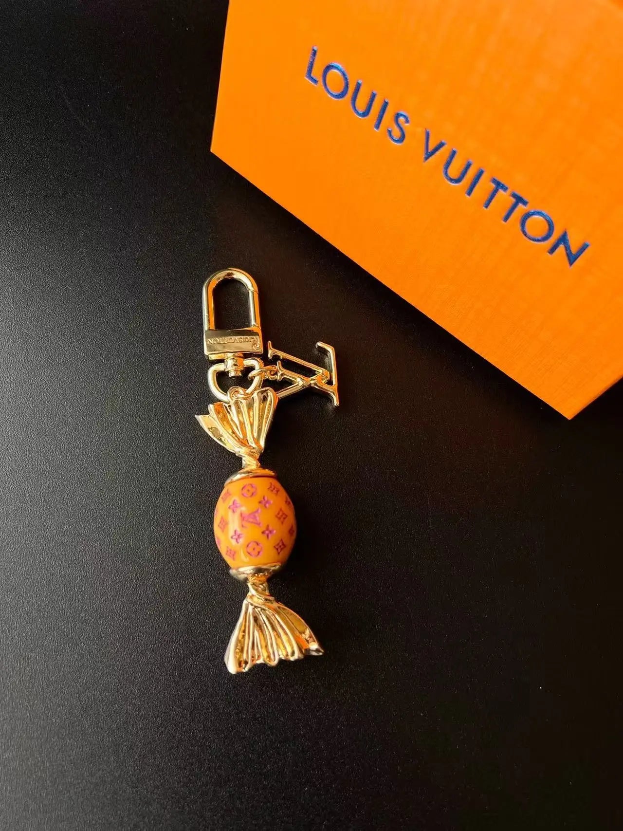 Luxury Lollipop Monogram Bag Charm Keychain-s2 mysite