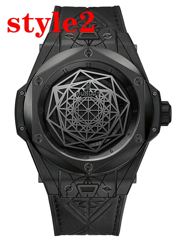 Luxury Automatic Mechanical Watch for Men Stainless Steel Leather Strap Wristwatch