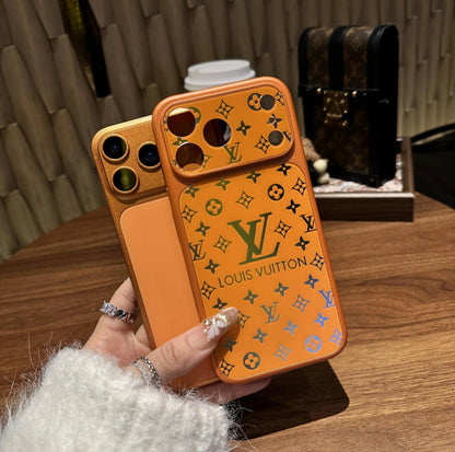 Luxury Monogram Matte Case with Shock-Absorbing Soft Edges-s2 mysite
