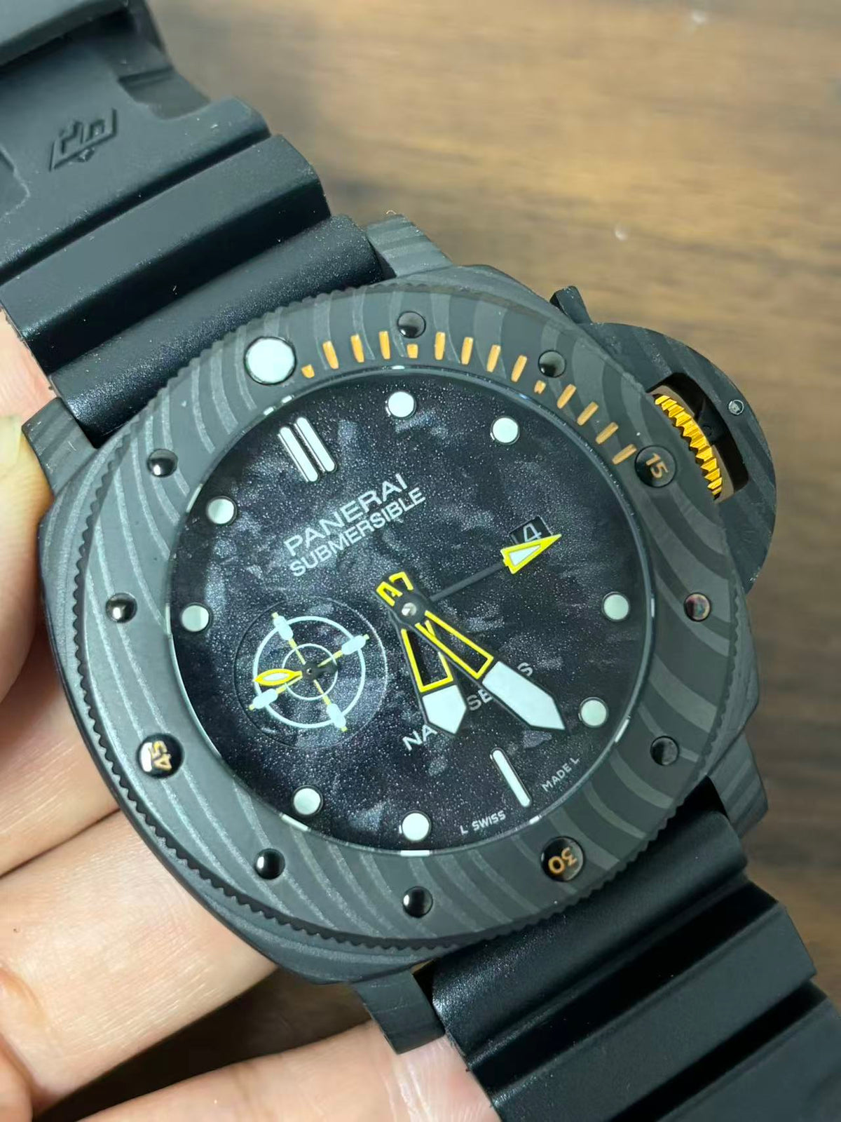 Replica SUBMERSIBLE 904l Stainless Steel Automatic Mechanical Watch Mens Watches 46MM