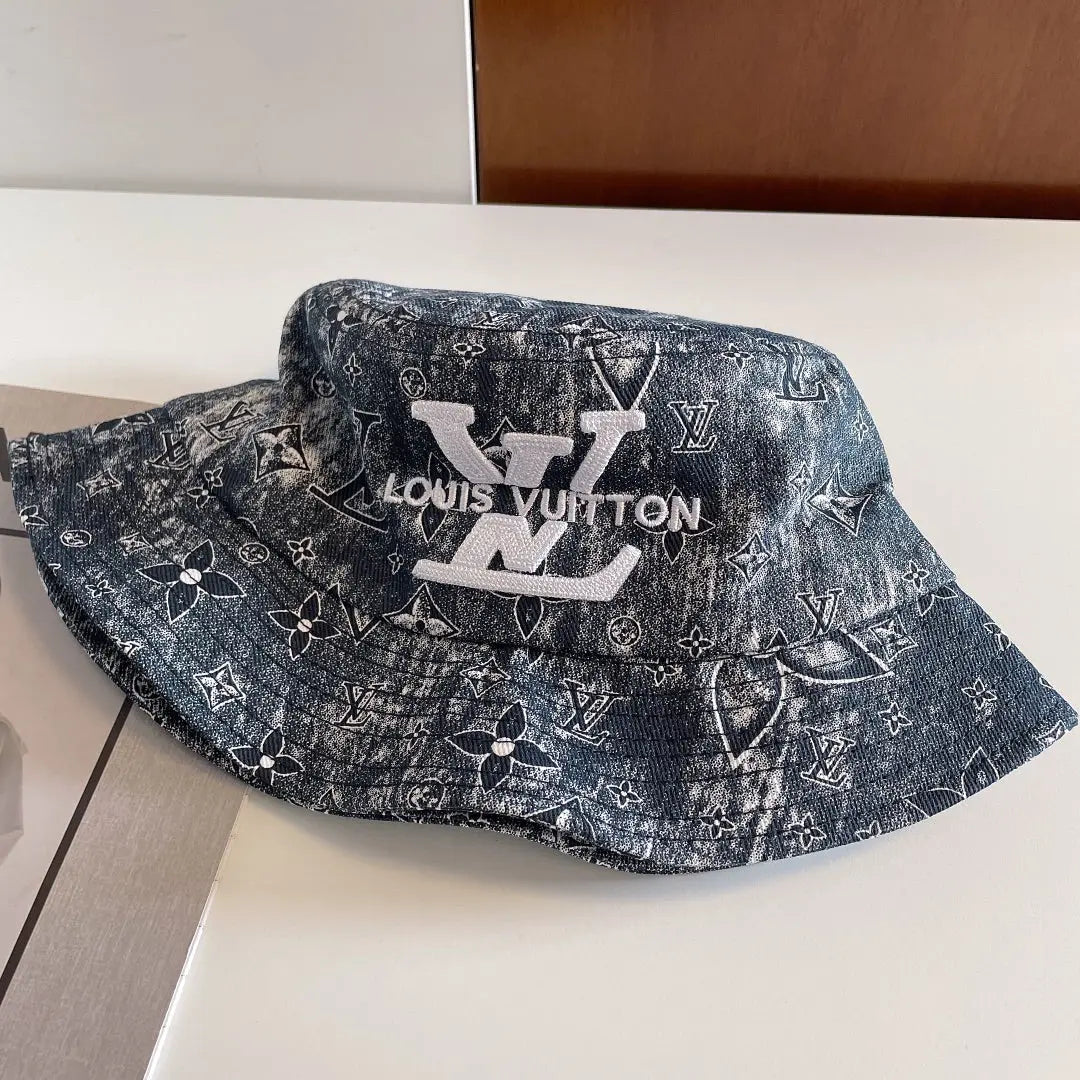 Luxury Monogram Embroidered Bucket Hat-s2 mysite
