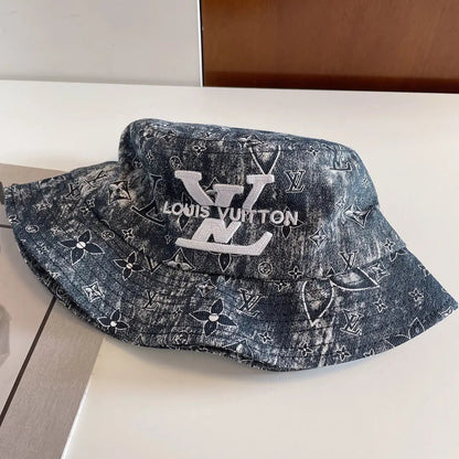 Luxury Monogram Embroidered Bucket Hat-s2 mysite
