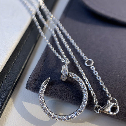 JUSTE NECKLACE 2.2MM SILVER FULL DIAMONDS mysite