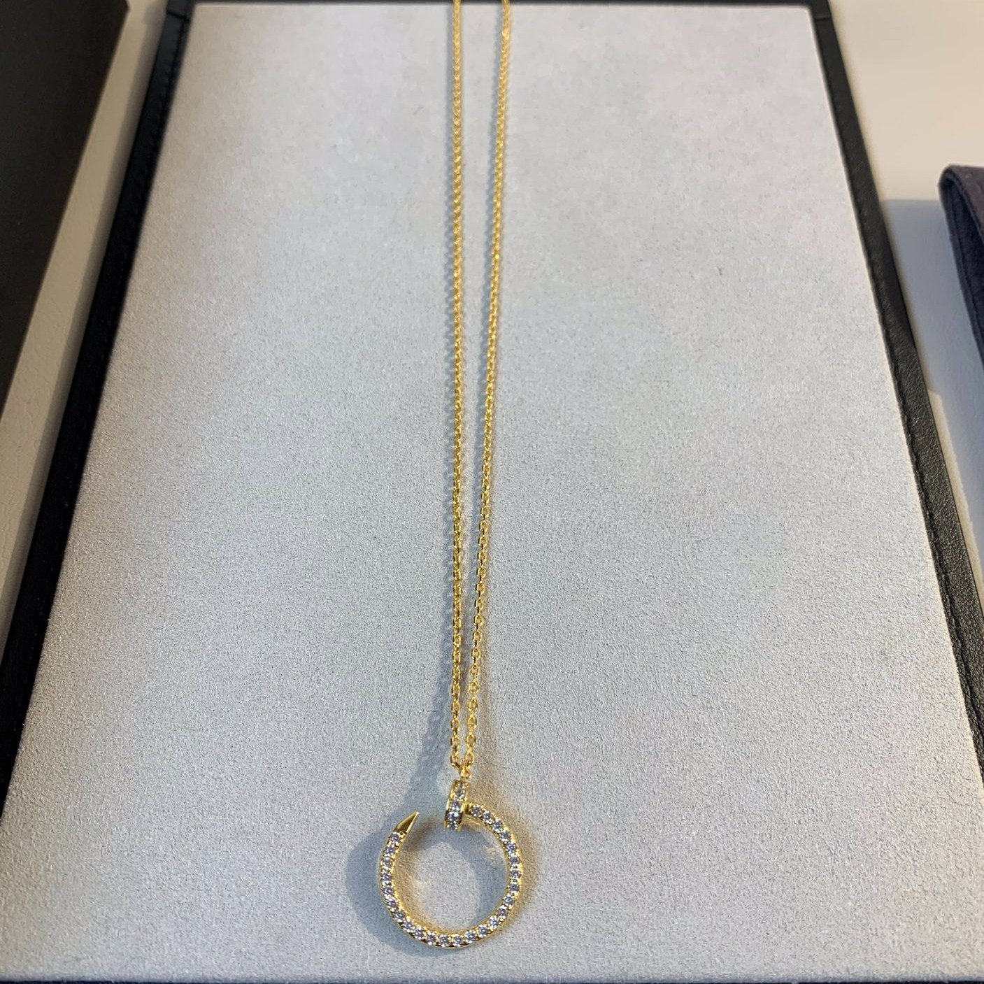 JUSTE NECKLACE 2.2MM GOLD FULL DIAMONDS mysite