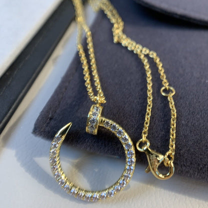 JUSTE NECKLACE 2.2MM GOLD FULL DIAMONDS mysite