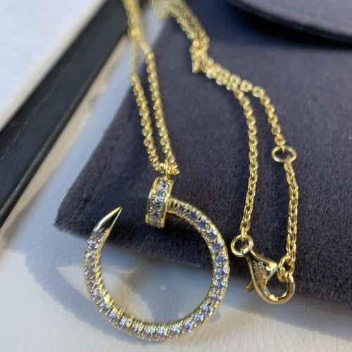 JUSTE NECKLACE 2.2MM GOLD FULL DIAMONDS mysite