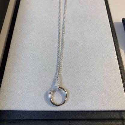 JUSTE NECKLACE 2.2MM SILVER DIAMONDS mysite