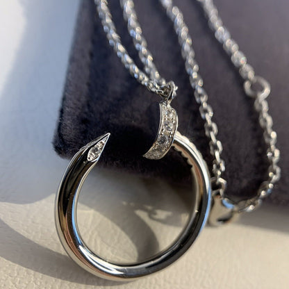 JUSTE NECKLACE 2.2MM SILVER DIAMONDS mysite