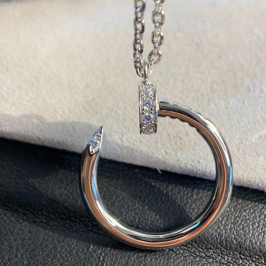 JUSTE NECKLACE 2.2MM SILVER DIAMONDS mysite