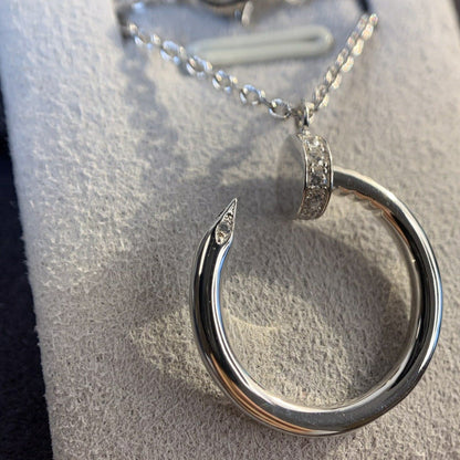 JUSTE NECKLACE 2.2MM SILVER DIAMONDS mysite
