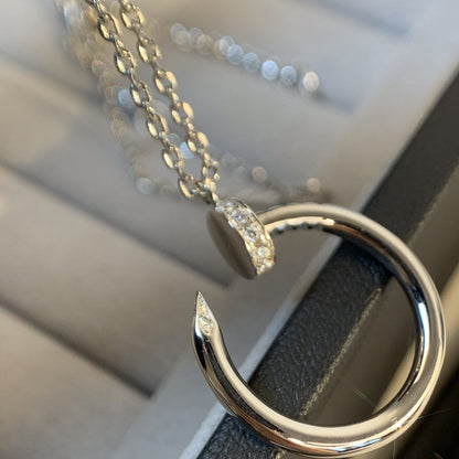 JUSTE NECKLACE 2.2MM SILVER DIAMONDS mysite