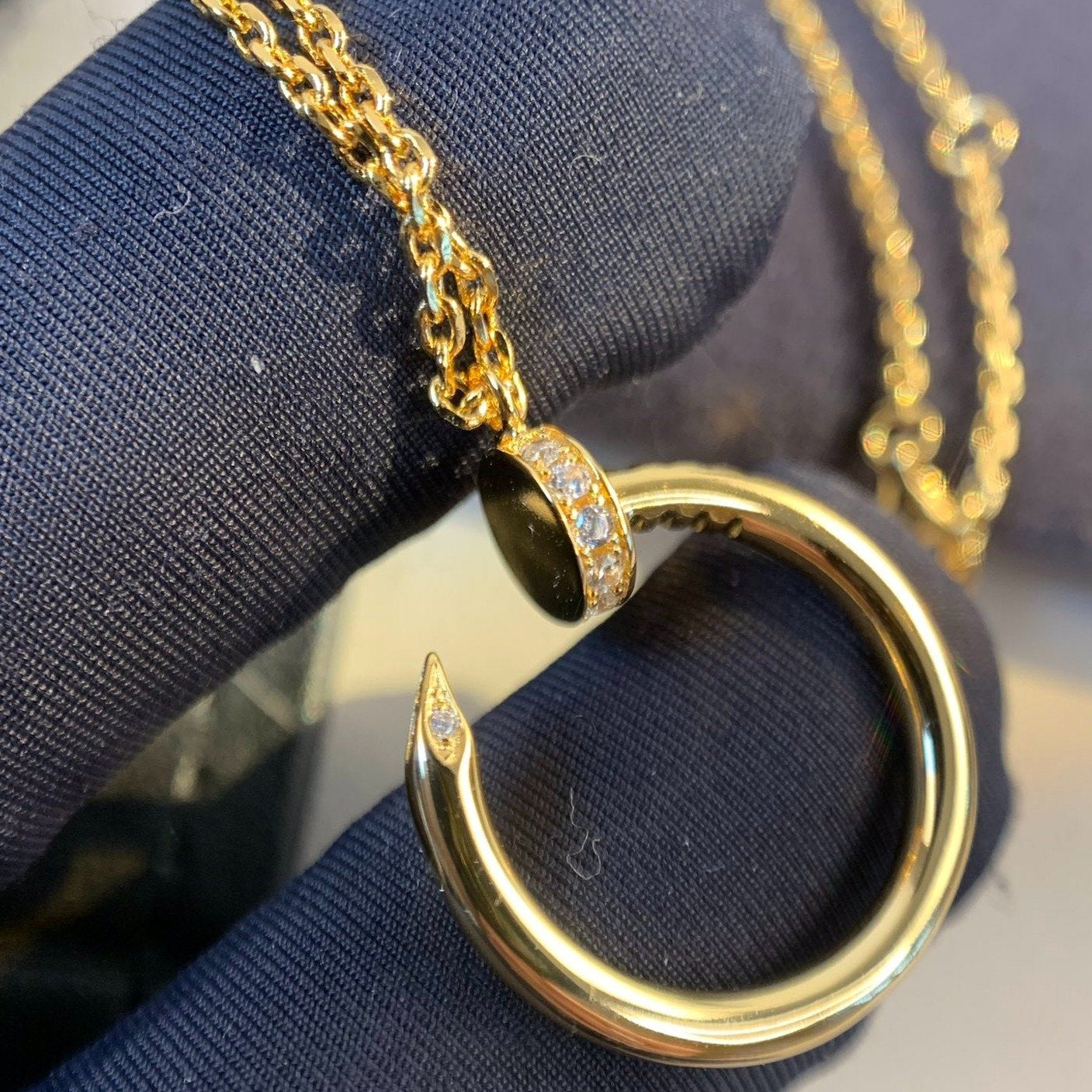 JUSTE NECKLACE 2.2MM GOLD DIAMONDS mysite