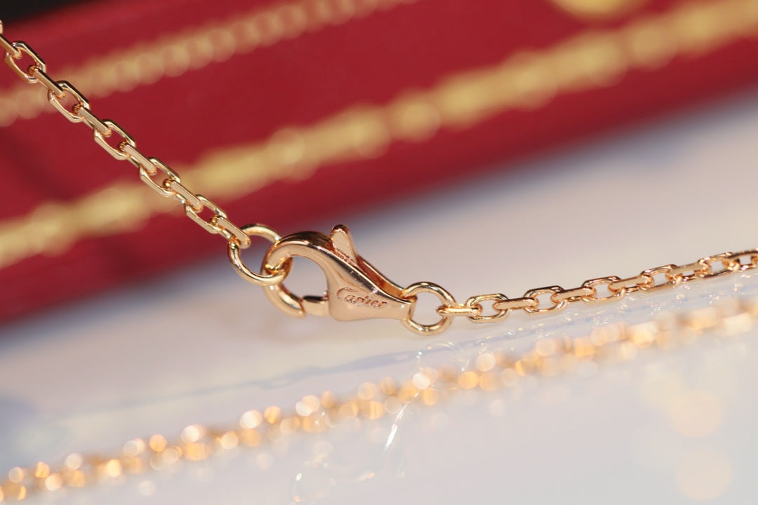 LOVE DOUBLE RING DIAMOND NECKLACE mysite