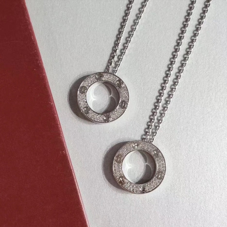 LOVE NECKLACE ADJUSTABLE SILVER mysite