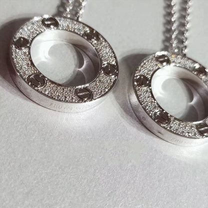 LOVE NECKLACE ADJUSTABLE SILVER mysite