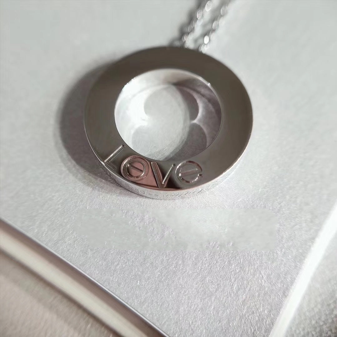 LOVE NECKLACE ADJUSTABLE SILVER mysite